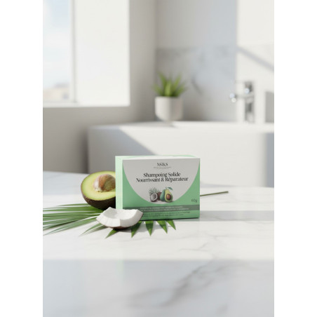 Shampoing Solide Nourrissant & Réparateur – Cheveux Secs et Abîmés | NSIK’S