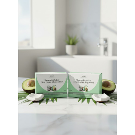 Lot de 2 Shampoings Solides Nourrissants & Réparateurs